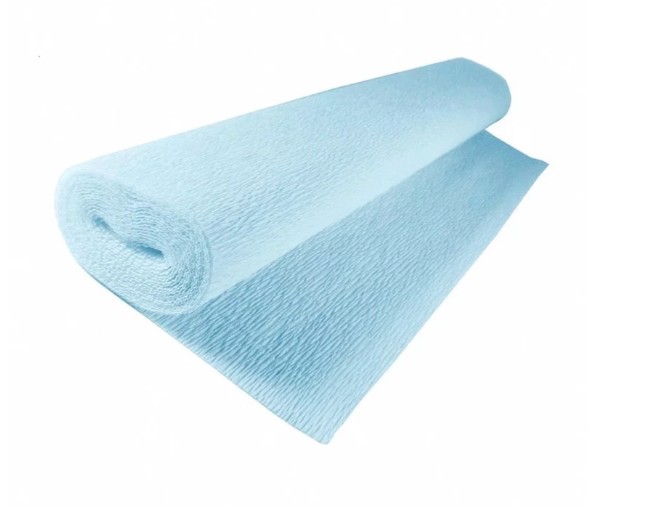 Krepina Bibuła dekoracyjna  559 KD  ALIGA  50cm x 2,5m 180g jasnoniebieska